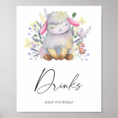 Little lamb - Drinks ポスター (正面)