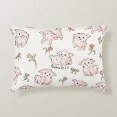 Little Lamb White アクセントクッション (正面)