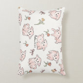 Little Lamb White アクセントクッション (正面(垂直))