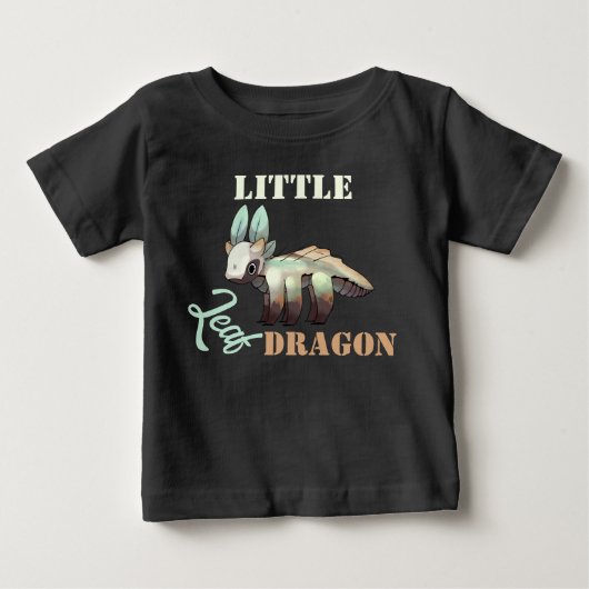 Little leaf Dragon ベビーTシャツ (正面)