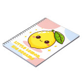 Little Lemon Big Dreams Kawaii Lemon ノートブック (左側)