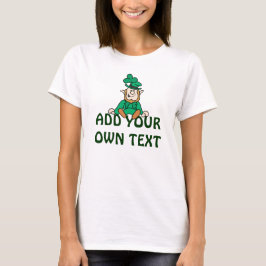 Little Leprechaun – 独自の文字を追加 Tシャツ
