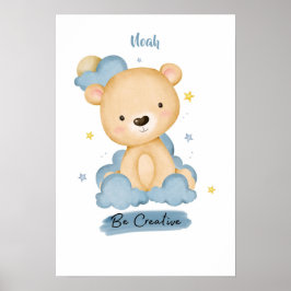 Little Lessons Bear from the Cloud ポスター