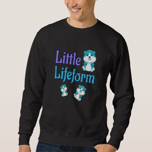 Little Lifeform Kids Hamster Gerbil Rodent Short P スウェットシャツ (正面)