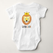 Little Lion 赤ちゃん用ボディスーツ ベビーボディスーツ (裏面)