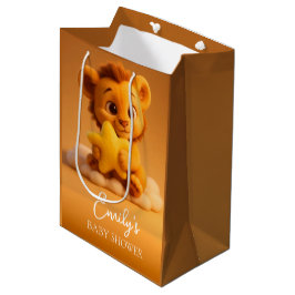 Little Lion & Star - Baby Shower Gift Bag ミディアムペーパーバッグ