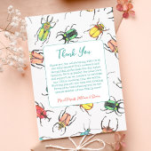 Little Love Bugベビー告知フォトカード サンキューカード