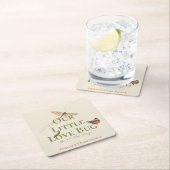 Little Love Bug Baby 男女兼用 Shower スクエアペーパーコースター (インサイチュ)