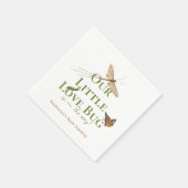 Little Love Bug Baby 男女兼用 Shower スタンダードカクテルナプキン (角)