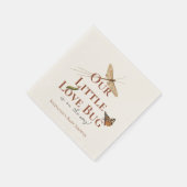 Little Love Bug Baby 男女兼用 Shower スタンダードカクテルナプキン (角)