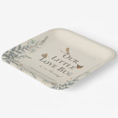 Little Love Bug Baby 男女兼用 Shower ペーパープレート (傾斜あり)