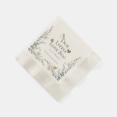 Little Love Bug Baby 男女兼用 Shower 縁ありカクテルナプキン (角)