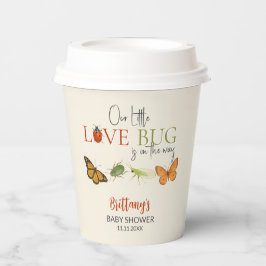 Little Love Bug Baby Showerステッカー 紙コップ