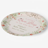 Little Love Bug Baby Shower ペーパープレート (アングル)