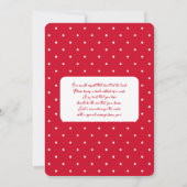 Little Love Bug Baby Shower 招待状 (裏面)