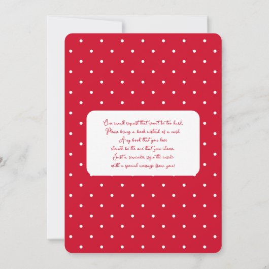 Little Love Bug Baby Shower 招待状 (裏面)