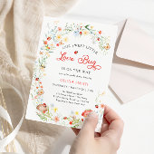Little Love Bug Baby Shower 招待状