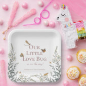 Little Love Bug Baby Shower Gender Neutral ペーパープレート (パーティー)