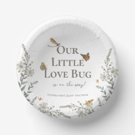 Little Love Bug Baby Shower Gender Neutral ペーパーボウル