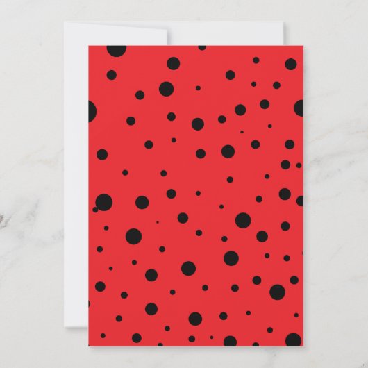 Little Love Bug Baby Shower Invitation 招待状 (裏面)