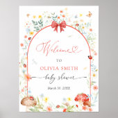 Little Love Bug Baby Shower Welcome ポスター (正面)