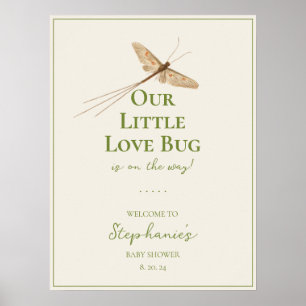 Little Love Bug Baby Shower Welcome ポスター