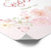 Little Love Bug Floral Bink Cards and Gifts ポスター (角)