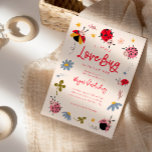 Little Love Bug Girl Baby Shower 招待状<br><div class="desc">可愛い女の子の赤ちゃんシャワー招待カードはラディバグ、花、星のイラストレーションをフィーチャー。文字は「ちょっとしたラブバグが進行中だ」と言う。</div>
