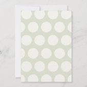 Little Love Bug Ladybug Baby Shower by Mail 招待状 (裏面)