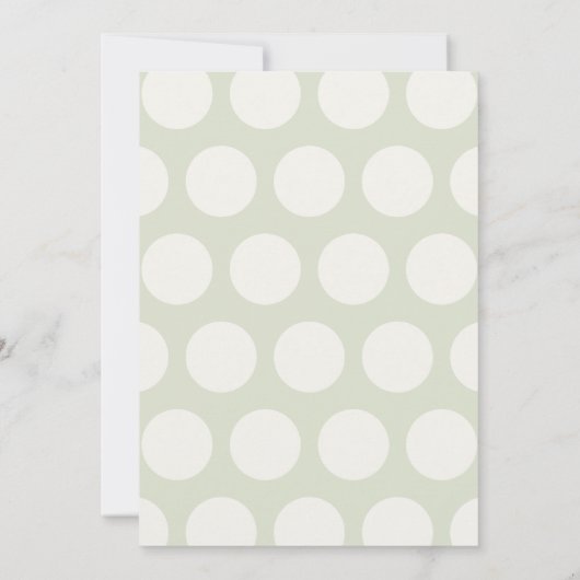 Little Love Bug Ladybug Baby Shower by Mail 招待状 (裏面)