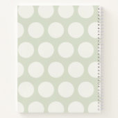 Little Love Bug Ladybug Baby Shower Guest Book ノートブック (裏面)