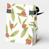 Little Love Bug Ladybug Leaf 1st Birthday フェイバーボックス (裏面サイド)