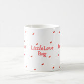Little Love Bug Valentine  コーヒーマグカップ (中央)
