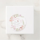 Little Love Bug Wildflower Baby Shower Thank you フェイバータグ (インサイチュ)