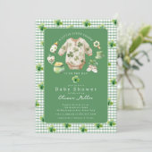 Little Lucky Charm Baby Shower Invitation 招待状 (スタンド正面)