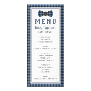 Little Manメニューカード、ベビーシャワー ラックカード