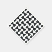 Little Man Bow Tieをテーマにした赤ちゃんシャワー スタンダードカクテルナプキン (角)