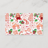 Little Man Gingerbread赤ちゃんシャワーベビー エンクロージャーカード (裏面)