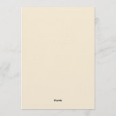 Little Mariachi Fiesta 招待状 (裏面)