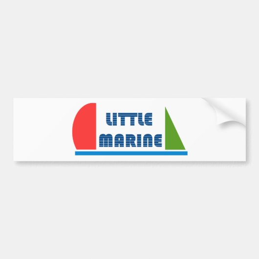 little marine バンパーステッカー (正面)