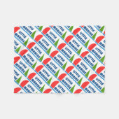 little marine フリースブランケット (正面(横))