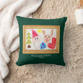 Little Masterpiece Ornament Throw Pillow クッション (ブランケット)
