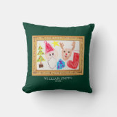 Little Masterpiece Ornament Throw Pillow クッション (正面)
