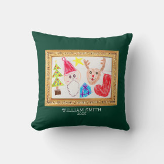 Little Masterpiece Ornament Throw Pillow クッション