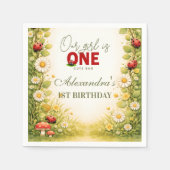 Little Meadow Lady Turns One スタンダードカクテルナプキン (正面)