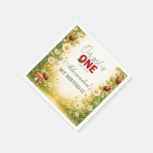 Little Meadow Lady Turns One スタンダードカクテルナプキン (角)