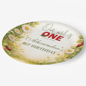 Little Meadow Lady Turns One ペーパープレート (アングル)