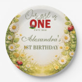 Little Meadow Lady Turns One ペーパープレート (正面)