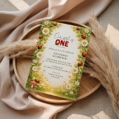 Little Meadow Lady Turns One 招待状