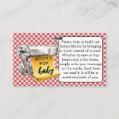 Little Meatball Books For Baby Italian Baby Shower エンクロージャーカード (正面)